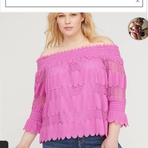 Off the shoulder top